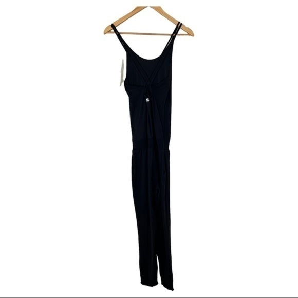 Sweaty Betty Explorer Beautify Strappy Back Black Yoga Workout Jumpsuit Summer - Picture 6 of 14